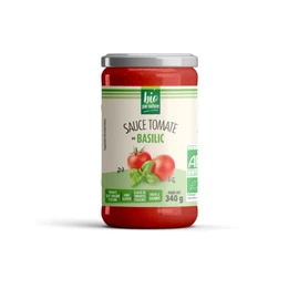Sauce tomate au basilic bio (340g)
