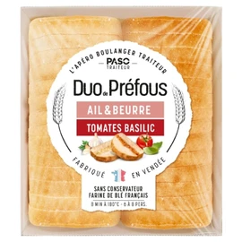 Duo de préfous ail tomates (350g)
