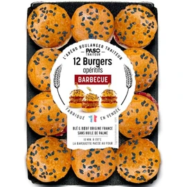 Burgers apéritifs barbecue