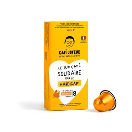 Café en capsules espresso intensité 8 compatibles Nespresso (x10)