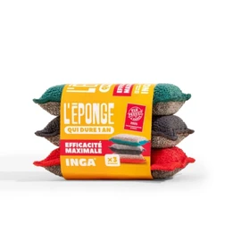 Eponge Lavable Grattante Multi-couleur