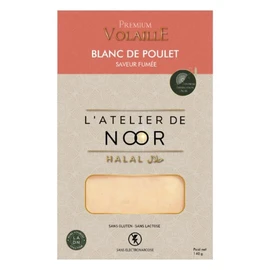 Blanc de Poulet Saveur Fumé Halal (140g)