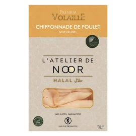 Chiffonnade de Poulet Saveur Miel Halal (120g)