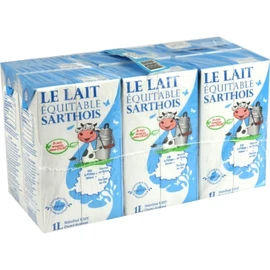 Lait Demi-Ecreme Stérilisé UHT Sans OGM (1l)