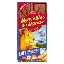 Crêpes Dentelles au Lait Noisettes et Amandes Pilées (100g)