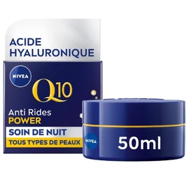 Soin Visage de Nuit Raffermissant Q10 Anti-Rides (50ml)