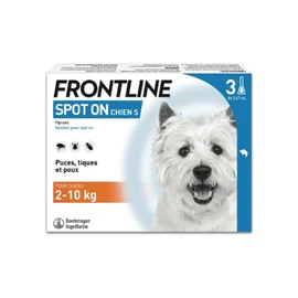 Pipettes pour chien anti puces, tiques et poux (x3)
