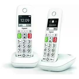 Téléphone fixe Duo E290 - Blanc