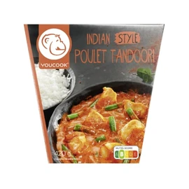 Plat Cuisiné Indian Style au Poulet Tandoori (420g)