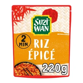 Riz micro ondable épicé (220g)