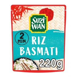 Riz basmati micro ondable (220g)