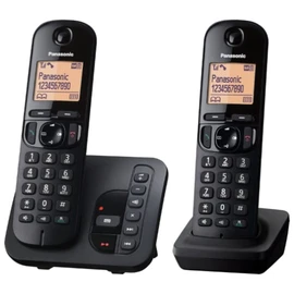 Téléphone Fixe Duo KX-TGC222FRB