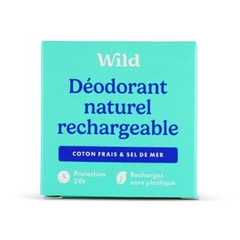 Déodorant stick Naturel au Coton Frais et Sel de Mer (40g)