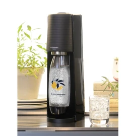 Machine à eau pétillante Terra noir + une bouteille 1 L édition limitée citron