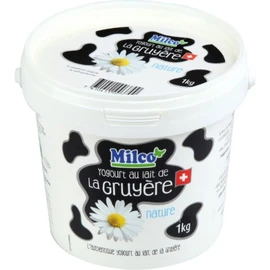 Yaourts au lait de La Gruyère nature (1kg)