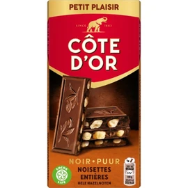 Tablette de chocolat noir noisettes (100g)