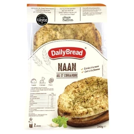Pain Naan Ail et Coriandre (2x120g)