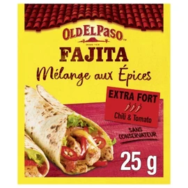 Mélange aux épices pour fajitas extra fort (25g)