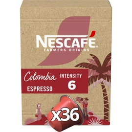 Café Capsules Espresso Intensité 6 Compatible Nespresso Colombia (x36)