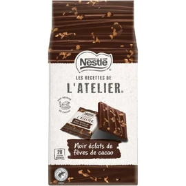 Carrés de Chocolat Noir 2clats de Fève de Cacao (176g)