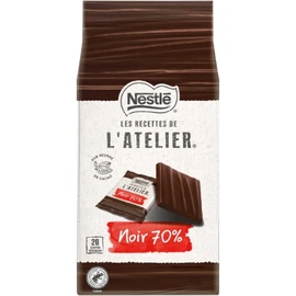 Carrés Chocolats Noir 70% (176g)