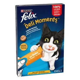 Friandise Pour Chat Adulte Poulet Liquide (4x10g)