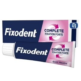 Crème Adhésive pour Prothèses Complete Fixation Forte (47g)