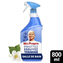Nettoyant Ménager Désinfectant Salle de bain Fleurs Blanches Flash Propreté (800ml)