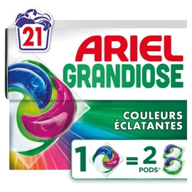 Lessive capsules Couleurs Eclatantes (x21)