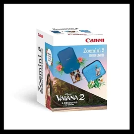 Pack imprimante photo Zoemini 2 - Edition limitée Vaiana 2 - Bleu (10 tirages + housse Vaiana 2)