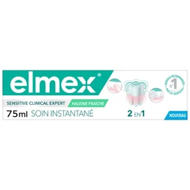Dentifrice Sensitive Clinical Expert - Soin Instantané - Haleine Fraîche (75ml)