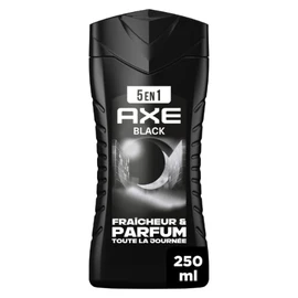 Gel douche Homme Corps Cheveux Visage Barbe Black Fraîcheur et Parfum 24h (250ml)