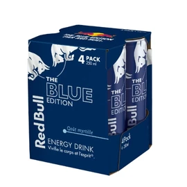 Boisson Énergisante The Blue Edition Goût Myrtille (4x25cl)
