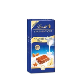 Tablette de Chocolat au Lait Amandes Effilées (2x100g)