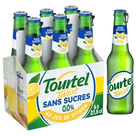 Bière Aromatisée au Jus de Citron Sans Sucres Sans Alcool 0,0% (6x27,5cl)