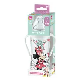 Biberon col large Poignées 300ml 6 mois+ Autonomie+ Minnie (x1)