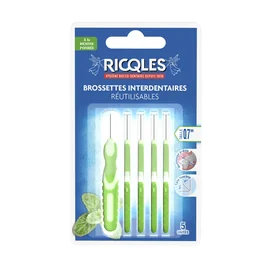 Brossettes Interdentaires Réutilisables 0,7mm Nettoyage Précis Tête Flexible (x5)