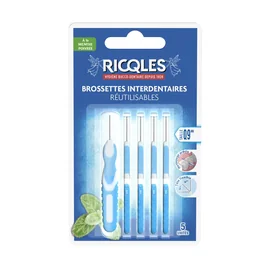 Brossettes Interdentaires Réutilisables 0,9mm (x5)