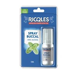 Spray Buccal avec Alcool à la Menthe Poivrée (15ml)