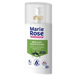 Anti-moustiques Actif d'Origine Végétale À Base de Citriodiol Protection 6h Dès 2 Ans Fabriqué en France (100ml)