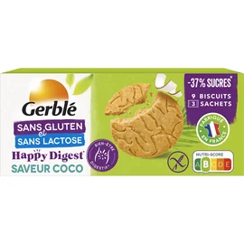 Biscuit coco sans gluten Happy digest (150g)
