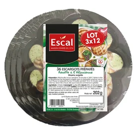 Escargots Préparés Recette à l'Alsacienne Surgelés (x12)