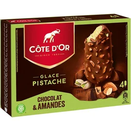 Glaces Pistache, Chocolat & Amandes (260g)