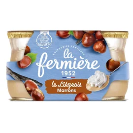 Liégeois à la Crème de Marron (2x120g)