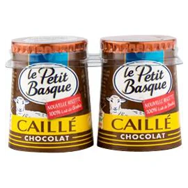 Caillé de brebis Chocolat, Lait du Sud-ouest 100% Brebis (2x100g)