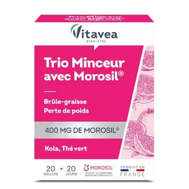 Complément alimentaire trio minceur avec morosil brûle graisse
