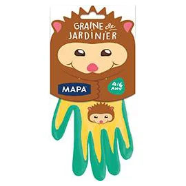 Gants de Jardinage Enfant 4-6 ans Graine de Jardinier