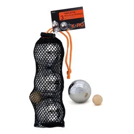 Triplette de pétanque sous filet