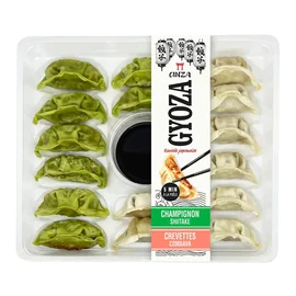 Gyozas Assortiment Champignon et Crevettes (360g)