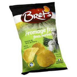 Chips fromage frais et fines herbes (125g)